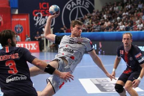 Dragan Pechmalbec (Nantes) HANDBALL : Velux EHF Champions League - 4eme journee - Paris Saint-Germain HB vs HBC Nantes - 06 10 2018 KevinDomas Panoramic 