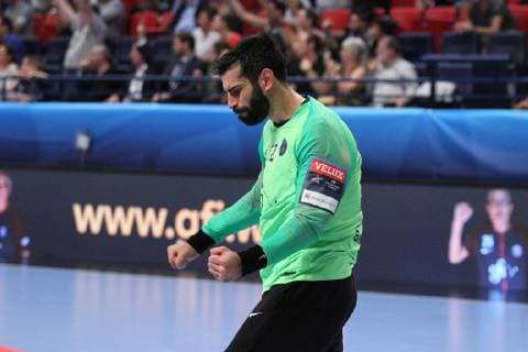 Rodrigo Corrales (Paris) HANDBALL : Velux EHF Champions League - 4eme journee - Paris Saint-Germain HB vs HBC Nantes - 06 10 2018 KevinDomas Panoramic 