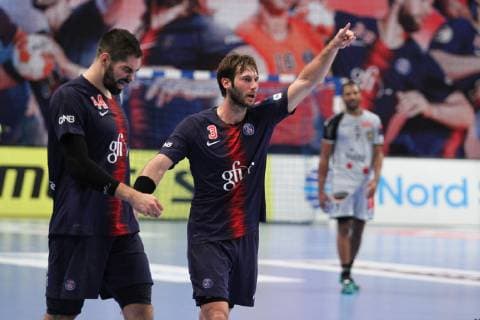 Uwe Gensheimer (Paris) HANDBALL : Velux EHF Champions League - 4eme journee - Paris Saint-Germain HB vs HBC Nantes - 06 10 2018 KevinDomas Panoramic 