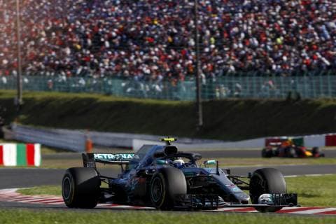 Motorsports: FIA Formula One World Championship WM Weltmeisterschaft 2018, Grand Prix of Japan, World Championship 2018 Grand Prix Japan 77 Valtteri Bottas (FIN, Mercedes AMG Petronas), Suzuka Japan