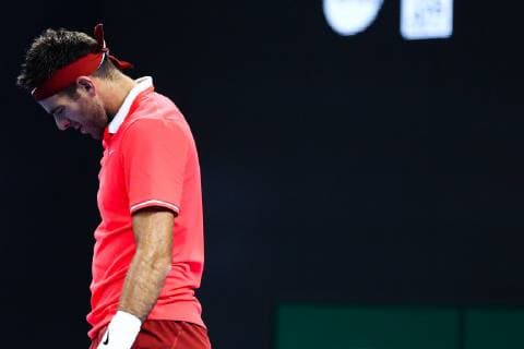 BEIJING, CHINA - OCTOBER 07: Juan Martin del Potro of Argentina reacts during the Men s Singles final match against Nikoloz Basilashvili of Georgia on day nine of the 2018 China Open at the China National Tennis Centre on October 7, 2018 in Beijing, China.  Copyright: xVCGx CFP111170875417 
