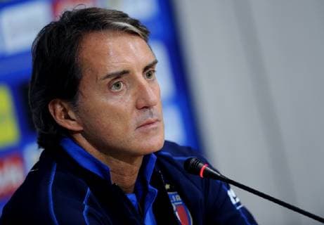 Fußball, Nationalteam Italien Pressekonferenz Photo LaPresse - Jennifer Lorenzini 08 October 2018 Firenze (Italy) Soccer Italy Italian Football meeting - "Coverciano" - press conference PK Pressekonferenz Roberto Mancini In the pic: Roberto Mancini  Copyright: xLaPresse JenniferxLorenzinix