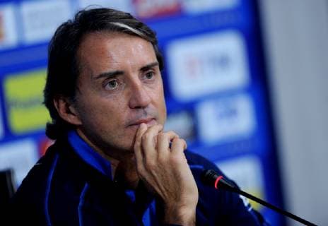 Fußball, Nationalteam Italien Pressekonferenz Photo LaPresse - Jennifer Lorenzini 08 October 2018 Firenze (Italy) Soccer Italy Italian Football meeting - "Coverciano" - press conference PK Pressekonferenz Roberto Mancini In the pic: Roberto Mancini  Copyright: xLaPresse JenniferxLorenzinix
