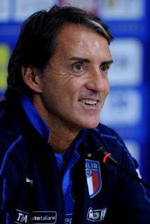 Fußball, Nationalteam Italien Pressekonferenz Photo LaPresse - Jennifer Lorenzini 08 October 2018 Firenze (Italy) Soccer Italy Italian Football meeting - "Coverciano" - press conference PK Pressekonferenz Roberto Mancini In the pic: Roberto Mancini  Copyright: xLaPresse JenniferxLorenzinix