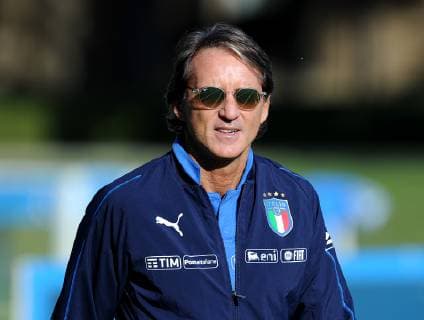 Photo LaPresse - Jennifer Lorenzini 08 October 2018 Firenze (Italy) Soccer Italy Italian Football meeting - "Coverciano" - training In the pic: Roberto Mancini  Copyright: xJenniferxLorenzini LaPressex