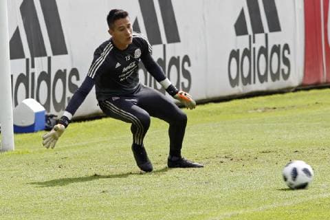 October 8 2018 EUM20181008DEP16 JPG CITY OF MEXICO SoccerFutbol Seleccion Mexicana October 8, 2018 Goalkeeper Raul Gudino during the training of the Mexican National High Performance Center prior to the match against Costa Rica next Thursday, October 11 Photo Agency UNIVERSALAgustin SalinasEELG Latin News October 8 2018  - ZUMAu78_ 20181008_zaf_u78_014 Copyright: xElxUniversalx