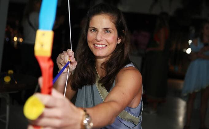 TENNIS - WTA Tennis Damen Upper Austria Ladies Linz LINZ,AUSTRIA,08.OCT.18 - TENNIS - WTA Tour, Upper Austria Ladies Linz, players party. Image shows Julia Goerges (GER). GEPAxpictures xMatthiasxHauer