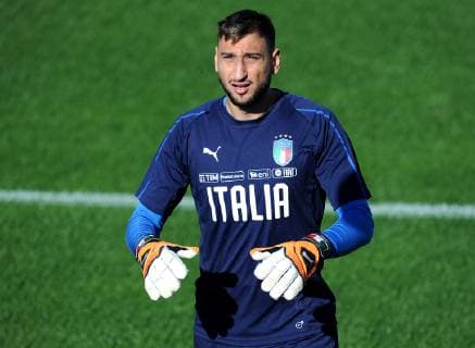 Photo LaPresse - Jennifer Lorenzini 09 October 2018 Firenze (Italy) Soccer Italy Italian Football meeting - "Coverciano" - training In the pic: Gianluigi Donnarumma  Copyright: xJenniferxLorenzini LaPressex
