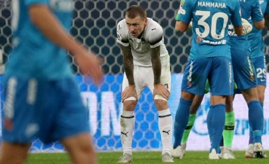 ST PETERSBURG, RUSSIA â€“ OCTOBER 7, 2018: FC Krasnodar s Pavel Mamayev reacts in their 2018 19 Russian Premier League Round 10 football match against Zenit St Petersburg at Saint Petersburg Stadium. Alexander Demianchuk TASS  TS09325A
