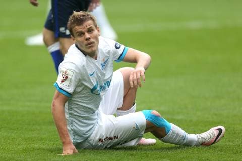 October 9, 2018. - Russia, Moscow. - FC Zenit player Aleksander Kokorin and FC Krasnodar player Pavel Mamaev beat up three people - department chief at the Russian Industry and Trade Ministry Denis Pak, General Director of the Central scientific research automobile and automotive engine institute NAMI Sergey Gaisin and Vitaly Solovchuk, Belarusian-born driver of Channel One host Olga Ushakova, in downtown Moscow. Kokorin s club FC Zenit St. Petersburg and Mamaev s FC Krasnodar have both publicly condemned their players actions. FC Krasnodar said in a statement that it was seeking to annul Mamaev s contract. DmitryxGolubovich 