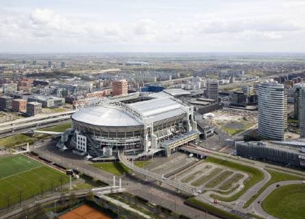 Nederland, Noord-Holland, Amsterdam, 16-04-2008; Amsterdam Arena (Ajax stadium, football club) with mall, office buildings Swart collectie, luchtfoto ( toeslag); Swart Collection, aerial view aerial photo (additional fee required); Note: use keyword+luchtfoto+swart to find variations (with only Dutch caption) foto Siebe Swart Hollandse Hoogte  Copyright: xHollandsexHoogtex xSiebexSwartxluchtfotografiex x4801526x