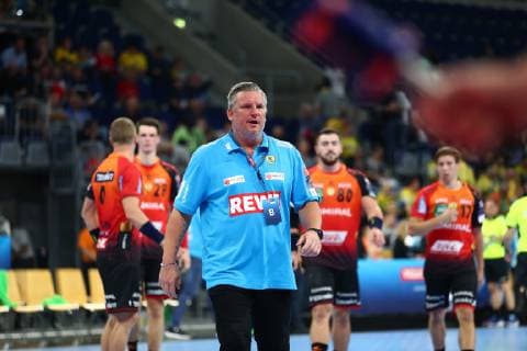 Nikolai Jacobsen Coach Rhein Neckar Loewen Rhein Neckar Loewen vs. IFK Kristianstad EHF Champions League 10 10 2018 Photo Eibner Rhein Neckar Loewen vs. IFK Kristianstad EHF Champions League 10 10 2018 Mannheim Copyright: xEIBNER Alexander_Neisx EP_ANS