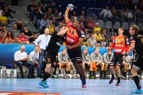 Alfred Neckar Loewen vs. IFK Kristianstad EHF Champions League 10 10 2018 Photo Eibner Rhein Neckar Loewen vs. IFK Kristianstad EHF Champions League 10 10 2018 Mannheim Copyright: xEIBNER Alexander_Neisx EP_ANS