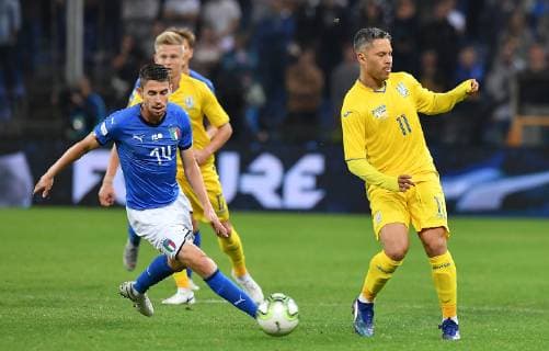 Photo LaPresse - Tano Pecoraro 10 October 2018 City Genova - (Italy) Soccer Italia vs Ucraina Race Friendly- "Luigi Ferraris" Stadium in the pic: jorginho  Copyright: xTanoxPecoraro LaPresse LaPresse x