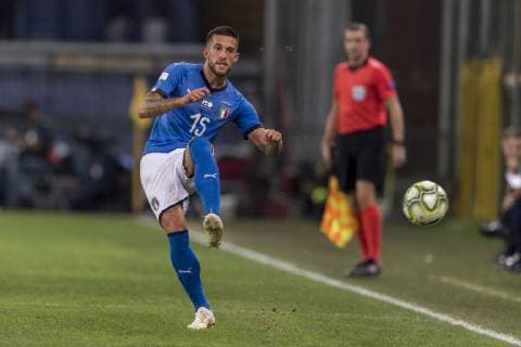 Cristiano Biraghi (Italy) during the UEFA Nations League Friendly match between Italy 1-1 Ukraine at Luigi Ferraris Stadium on October 10, 2018 in Genova, Italy. Noxthirdxpartyxsales  (87633580)
