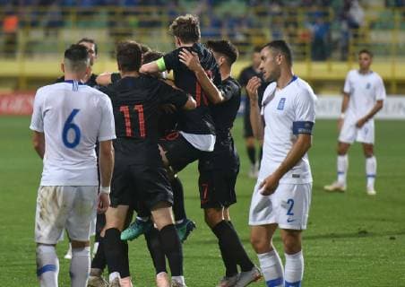 Fußball, U21 EM Quali, Kroatien - Griechenland Qualification Match UA-21 European Championship EM Europameisterschaft Croatia - Greece 12.10.2018., Croatia, Aldo Drosina Stadium, Pula - Qualification Match UA-21 European Championship, Croatia - Greece.  DuskoxMarusic PIXSELL