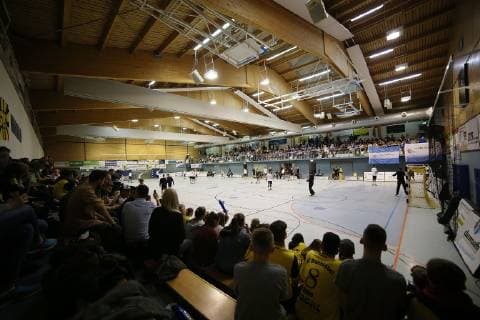 12 10 2018 xmgx Handball 3 Liga SG Bruchköbel HSG Hanau v l Halle Bruchköbel Hessen Germany DEU