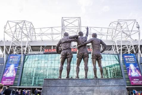Rugby League - 2018 Super League Grand Final - Wigan Warriors vs. Warrington Wolves A GV of the stadium ahead of the 2018 Super League Grand Final at Old Trafford. COLORSPORT LAURA MALKIN 