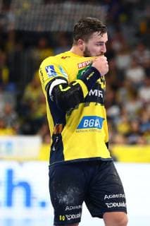 Jannik Kohlbacher Rhein Neckar Loewen Rhein Neckar Loewen vs. THW Kiel DKB Handball Bundesliga 13 10 2018 Photo Eibner Rhein Neckar Loewen vs. THW Kiel DKB Handball Bundesliga 13 10 2018 Mannheim Copyright: xEIBNER Alexander_Neisx EP_ANS