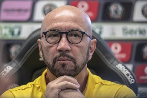 Photo Paola Garbuio LaPresse October 13, 2018 M9 Venezia store ,Mestre (ve), Italy soccer presentazione nuovo allenatore Venezia ,Walter Zenga In the pic:Walter Zenga venice new football mister  Copyright: xPaolaxGarbuio LaPressex