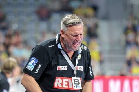 Nikolai Jacobsen Rhein Neckar Loewen Manager Rhein Neckar Loewen THW Kiel 1 HBL Mannheim Copyright: xRoskaritzx Eibner-Pressefotox EP_kess_rrz