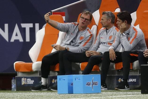 AMSTERDAM, Johan Cruyff-Arena, 13-10-2018, football, season 2018 2019, Nations Cup Football , assistant coach Dwight Lodeweges during the match Netherlands vs Germany Netherlands - Germany  x2541745x