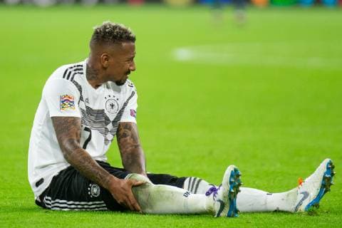 13 10 2018 xkvx Football UEFA Nations League Division A Netherlands Germany emspor v Jerome Boateng DFB German Football Federation DFL DFB REGULATIONS PROHIBIT ANY USE OF PHOTOGRAPH as IMAGE SEQUENCES and or QUASI VIDEO Amsterdam