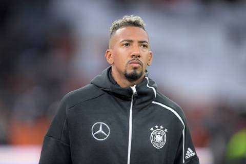 Football UEFA Nations League Netherlands vs Germany 13 10 2018 Johan Cruyff Arena Amsterdam Jerome Boateng Germany Promotion Single shot