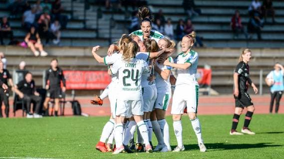 Borussia Mönchengladbach 1 0 Soccer Allianz Women Bundesliga Borussia Mönchengladbach Bayer 04 Leverkusen DFB REGULATIONS PROHIBIT ANY USE OF PHOTOGRAPH AS IMAGE SEQUENCES AND OR QUASI VIDEO xmkx