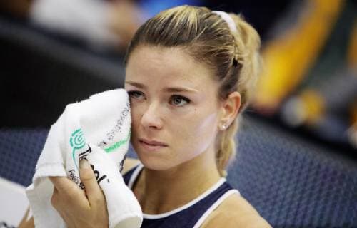 WTA Turnier in Linz, Siegerin Camila Giorgi TENNIS - WTA Tennis Damen Upper Austria Ladies Linz LINZ,AUSTRIA,14.OCT.18 - TENNIS - WTA Tour, Upper Austria Ladies Linz. Image shows Camila Giorgi (ITA). GEPAxpictures xMatthiasxHauer