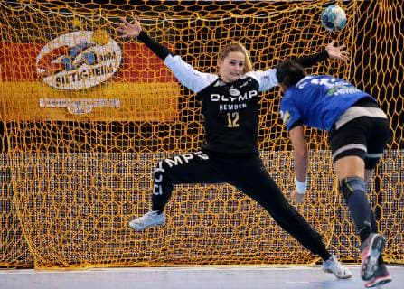 14 10 2018 Germany Bietigheim Handball Champions League Women Group Stage 2 Gameday League Season 2018 2019 SG BBM Bietigheim vs CSM Bucuresti scored Dinah Eckerle BBM