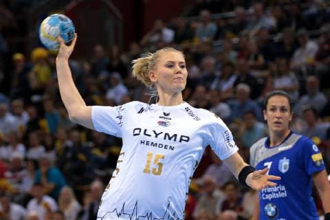 14 10 2018 Germany Bietigheim Handball Champions League Women Group Stage 2 Gameday League Season 2018 2019 SG BBM Bietigheim vs CSM Bucuresti Kim Naidziniavicius BBM