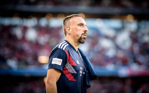 6 October 2018 Muenchen Allianz Arena Soccer 1 Bundesliga 7 Gameday FC Bayern Muenchen Borussia Moenchengladbach Muenchens Franck Ribery DFL REGULATIONS PROHIBIT ANY USE OF PHOTOGRAPH AS IMAGE SEQUENCES AND OR QUASI VIDEO