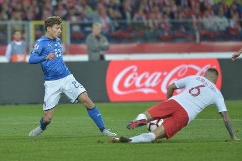 Fußball, Nations League, Polen - Italien The 2018 19 UEFA Nations League match Poland vs Italy The 2018 19 UEFA Nations League match Poland vs Italy on October 14, 2018 in Chorzow, Poland. In the  EN_01344078_0019