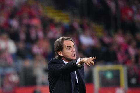 Fußball, Nations League, Polen - Italien Photo Alfredo Falcone - LaPresse14 10 2018 Katowice (Poland SoccerPolonia - ItaliaNations League 2019 - Slasky Stadium of KatowiceIn the pic:roberto mancini  Copyright: xAlfredoxFalconex-xLaPresse ALFREx