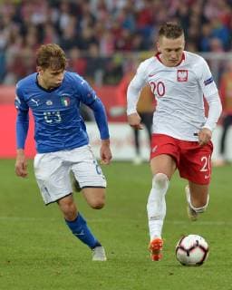 The 2018 19 UEFA Nations League match Poland vs Italy The 2018 19 UEFA Nations League match Poland vs Italy on October 14, 2018 in Chorzow, Poland. In the  EN_01344078_0142
