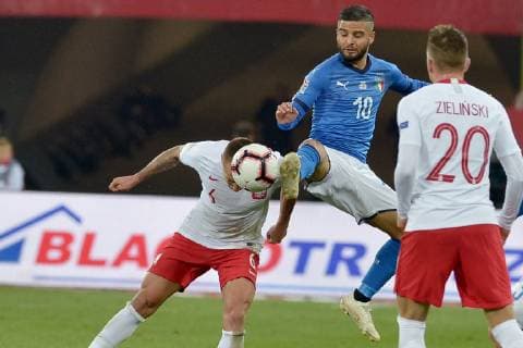 The 2018 19 UEFA Nations League match Poland vs Italy The 2018 19 UEFA Nations League match Poland vs Italy on October 14, 2018 in Chorzow, Poland. In the  EN_01344078_0148