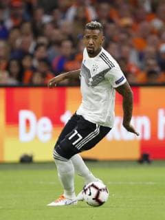 Jerome Boateng of Germany during the UEFA Nations League A group 1 qualifying match between The Netherlands and Germany at the Johan Cruijff Arena on October 13, 2018 in Amsterdam, The Netherlands UEFA Nations League A group 1 2018 2019 xVIxVIxImagesx xMauricexvanxSteenxIVx 12465883