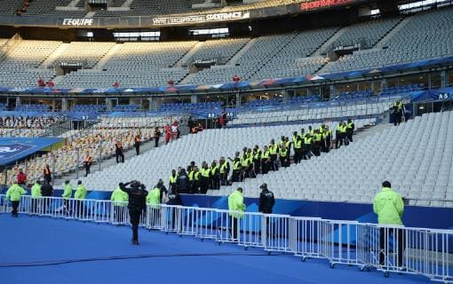 Soccer Men Season 2018 19 Nations League 4 Gameday International Friendlies in Saint Denis France Germany Folder in the empty Stade de France 16 10 2018 Copyright: xMatthiasxKochx