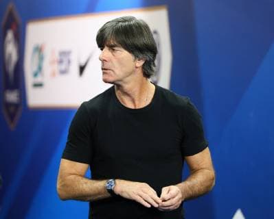 National coach Joachim Loew Germany Germany tense at the entrance into the interior in the player tunnel 16 10 2018 France vs Germany 4 Gameday UEFA Nations League Stade de France DISCLAIMER DFB regulations prohibit any use of images as image sequences and or quasi video