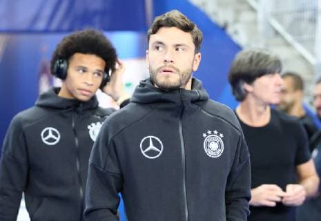 Jonas Hector Germany Germany Leroy Sane Germany Germany National coach Joachim Loew Germany Germany 16 10 2018 France vs Germany 4 Gameday UEFA Nations League Stade de France DISCLAIMER DFB regulations prohibit any use of photographs