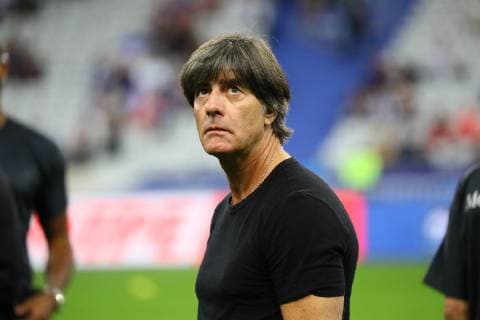 National coach Joachim Loew Germany Germany 16 10 2018 France vs Germany 4 Gameday UEFA Nations League Stade de France DISCLAIMER DFB regulations prohibit any use of photographs or video sequences