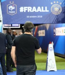 National coach Joachim Loew Germany Germany returns to the fate before his fateful match 16 10 2018 France vs Germany 4 Gameday UEFA Nations League Stade de France DISCLAIMER DFB regulations prohibit any use of images as image sequences and or quasi video