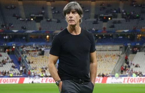 Paris Football Nations League France vs Germany Coach Joachim Loew GER DFB regulations prohibit any use of images as image sequences and or quasi video