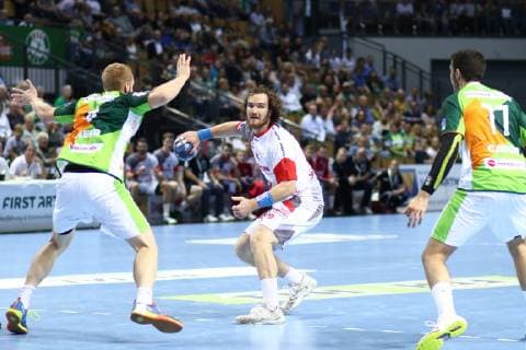 Timm Schneider Melsungen HSG Wetzlar vs MT Melsungen Handball DHB Pokal 16 10 2018 HSG Wetzlar vs MT Melsungen Handball DHB Pokal 16 10 2018 Wetzlar Copyright: xEIBNER RenexWeissx EP_RWS