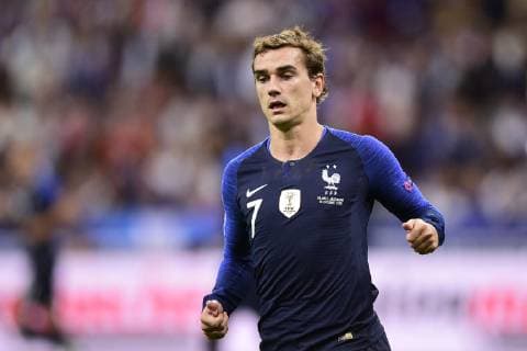 Fußball, Nations League, Frankreich - Deutschland Antoine Griezmann (France) FOOTBALL : France vs Allemagne - Ligue des Nations UEFA - St Denis - 16 10 2018 JBAutissier Panoramic 