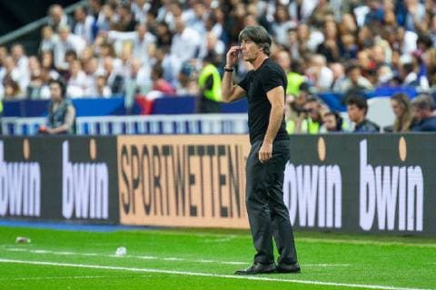 16 10 2018 xkvx Football Nations League France Germany emspor v l Head Coach National coach Joachim Loew DFB German Football Association gives gestures gesticulate gestures gestures gestures gestures DFL DFB REGULATIONS PROHIBIT ANY USE OF PHOTOGRAPH as IMAGE SEQUENCES and or QUASI VIDEO Paris