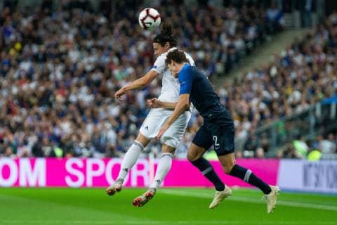 16 10 2018 xkvx Football Nations League France Germany emspor v l Nico Schulz DFB German Football Association Benjamin Pavard National Football Team France DFL DFB REGULATIONS PROHIBIT ANY USE OF PHOTOGRAPH as IMAGE SEQUENCES and or QUASI VIDEO Paris