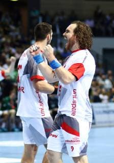 Timm Schneider Melsungen rejoins HSG Wetzlar vs MT Melsungen Handball DHB Pokal 16 10 2018 HSG Wetzlar vs MT Melsungen Handball DHB Pokal 16 10 2018 Wetzlar Copyright: xEIBNER RenexWeissx EP_RWS