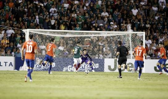 October 16 2018 EUM20181016DEP12 JPG QUERETARO Qro SoccerFutbol National Team Actions of the friendly match of the teams of Mexico against Chile at the Corregidora stadium on the night of Tuesday, October 16, 2018 Photo Agency EL UNIVERSALAgustin SalinasRCC Latin News October 16 2018  - ZUMAu78_ 20181016_zaf_u78_083 Copyright: xElxUniversalx